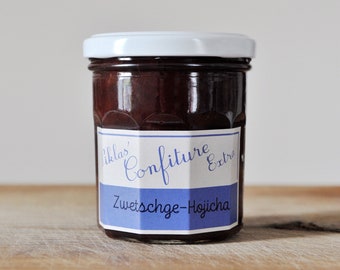 Zwetschge Hojicha confiture / Plum Hojicha confiture