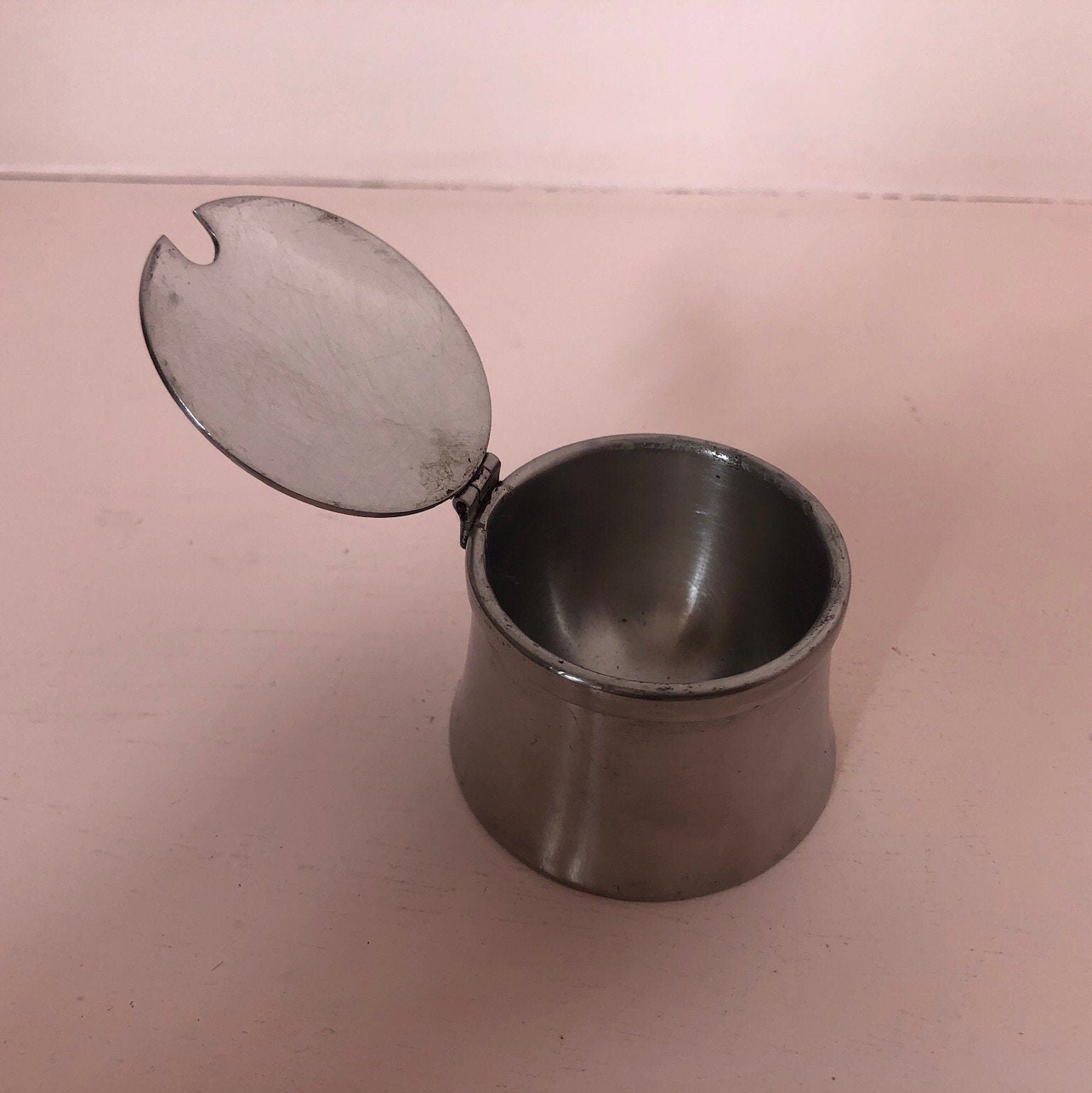 Old Hall Stainless Steel Mustard Pot With Lid Flared Base Etsy UK