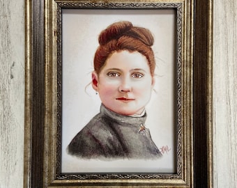 Saint Therese of the Child Jesus/Thérèse of Lisieux/The Little Flower original artwork