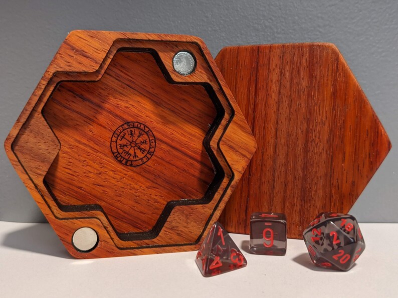 Phoenix Dice Vault Personalized Laser Engraved Dnd Dice Box Etsy