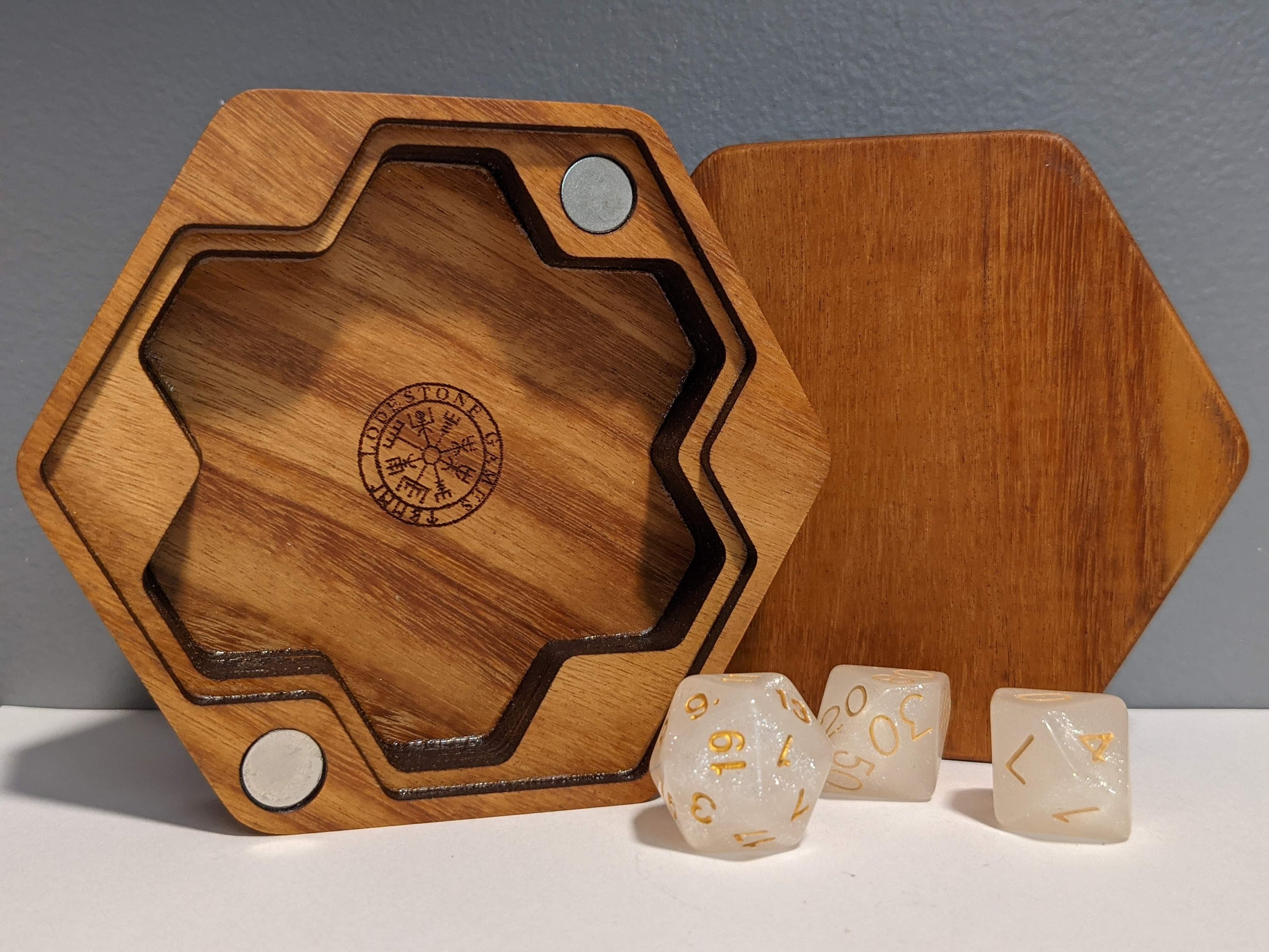 The Wave Dice Vault Personalized Laser Engraved Dnd Dice Box Etsy New