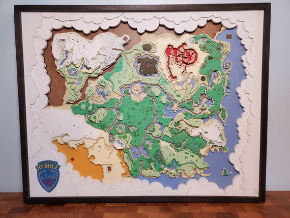 OoT] 3DS world map I stitched together from game models! : r/zelda