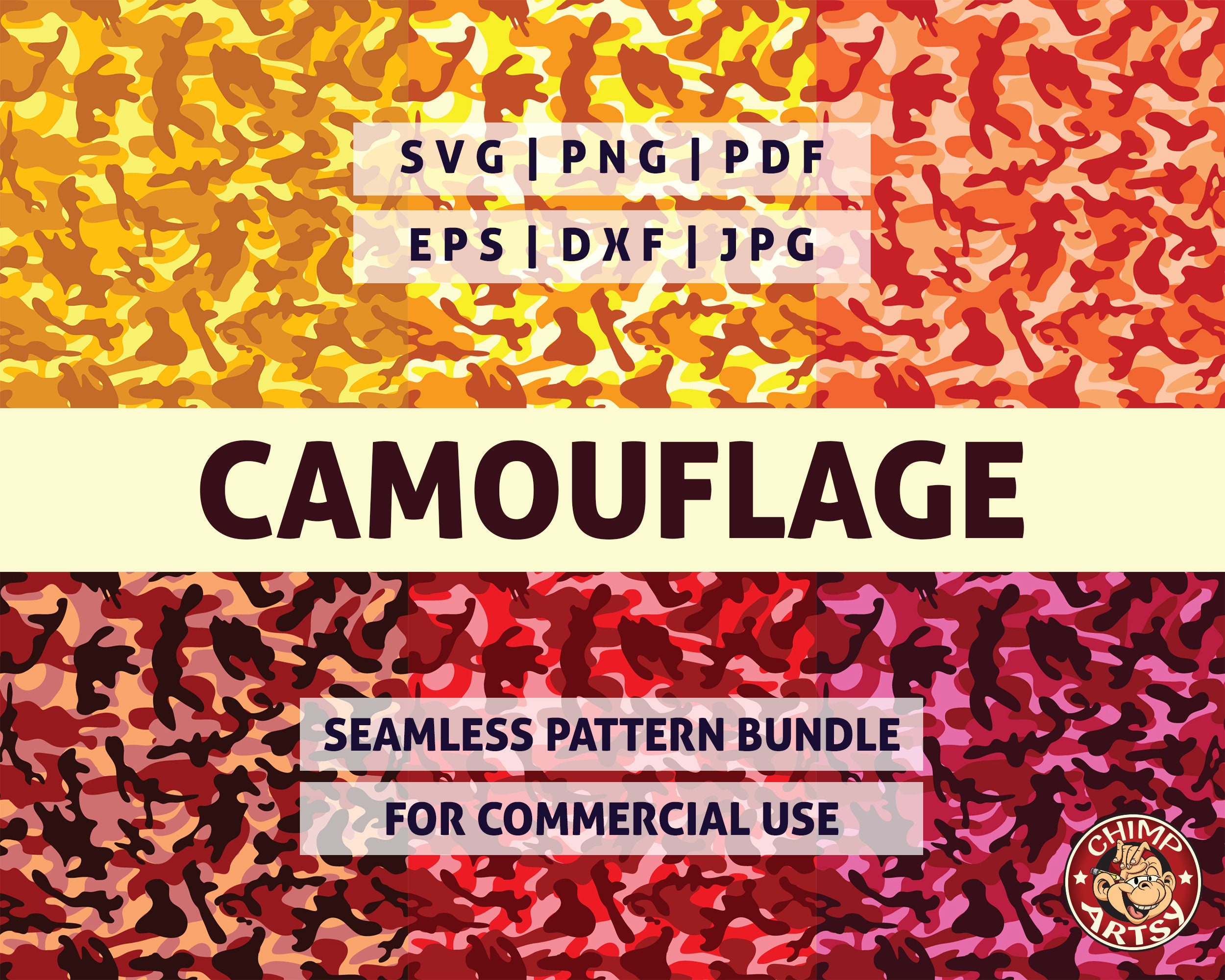 Download Red Camo Seamless Pattern Army Military Hunting Svg Bundle Print Wrap Cover Graphic Design Decor Art Logo Svg Png Eps Clipart Vector Cut