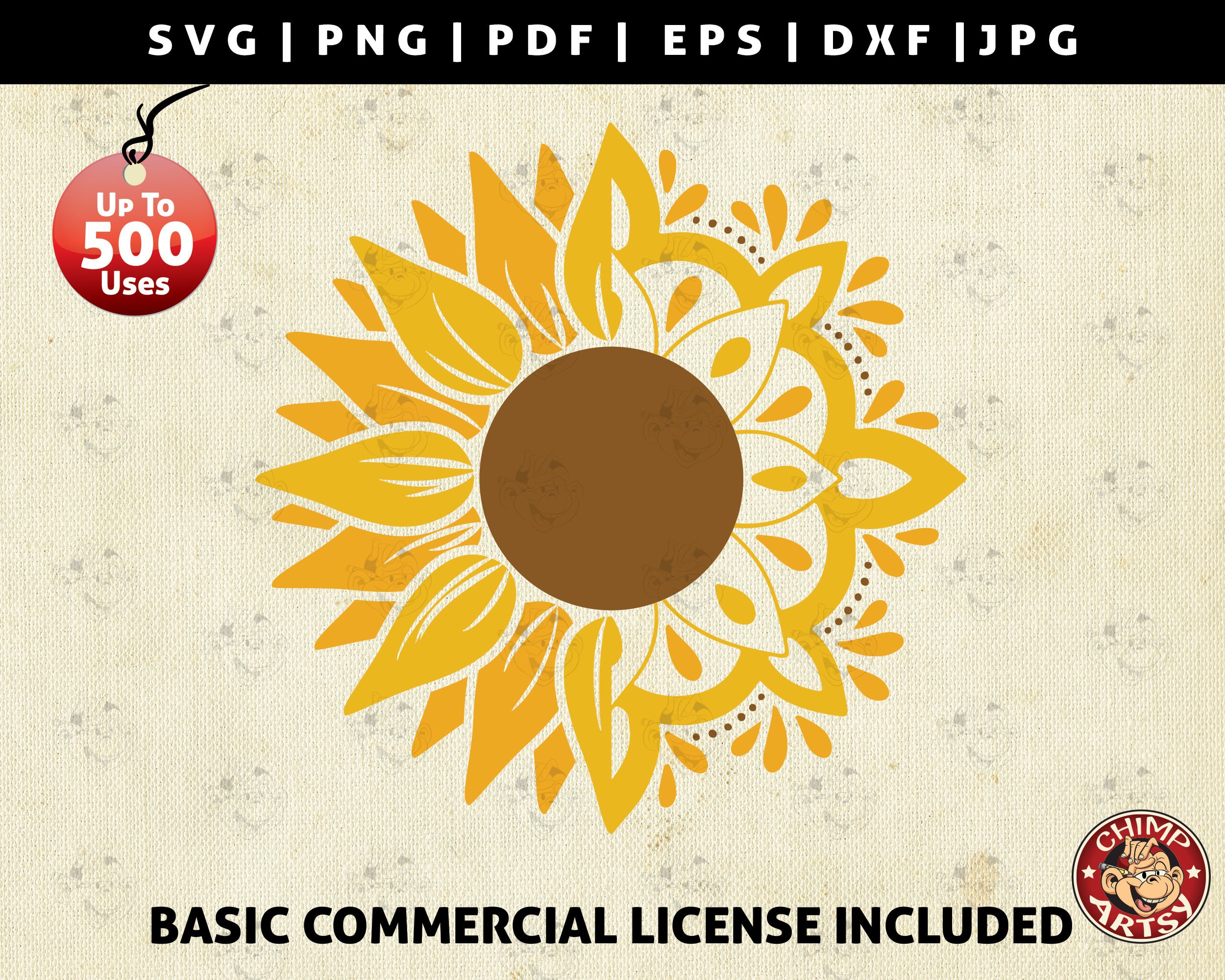 Download Sunflower Mandala Svg Flower Popular Sunflower Clipart Layered Print Graphic Design Elements Decor Art Vector Cricut Svg Png Eps Dxf