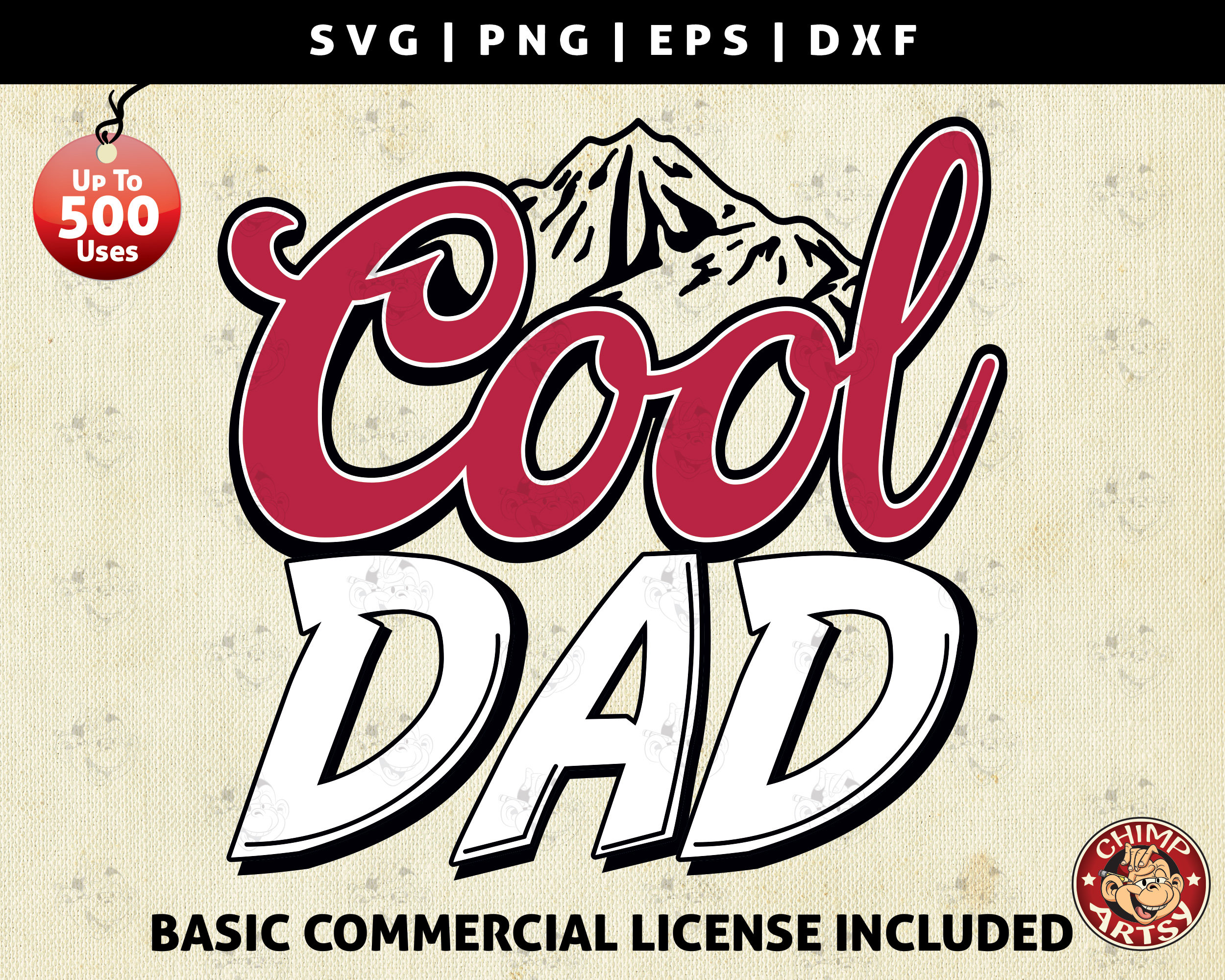 Download Fathers Day Svg Layered Print Graphic Design Element Art Decor Cool Dad Fathers Day Gift Coors Light Svg Eps Png Dxf Clipart Vector Cut File