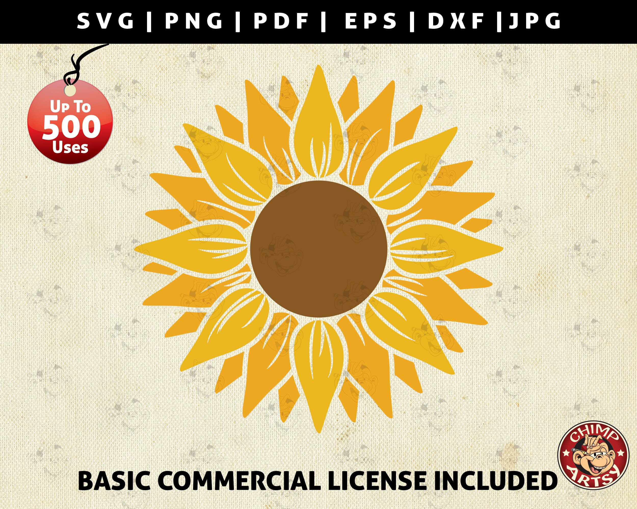 Free Free 309 Sunflower Svg Commercial Use SVG PNG EPS DXF File
