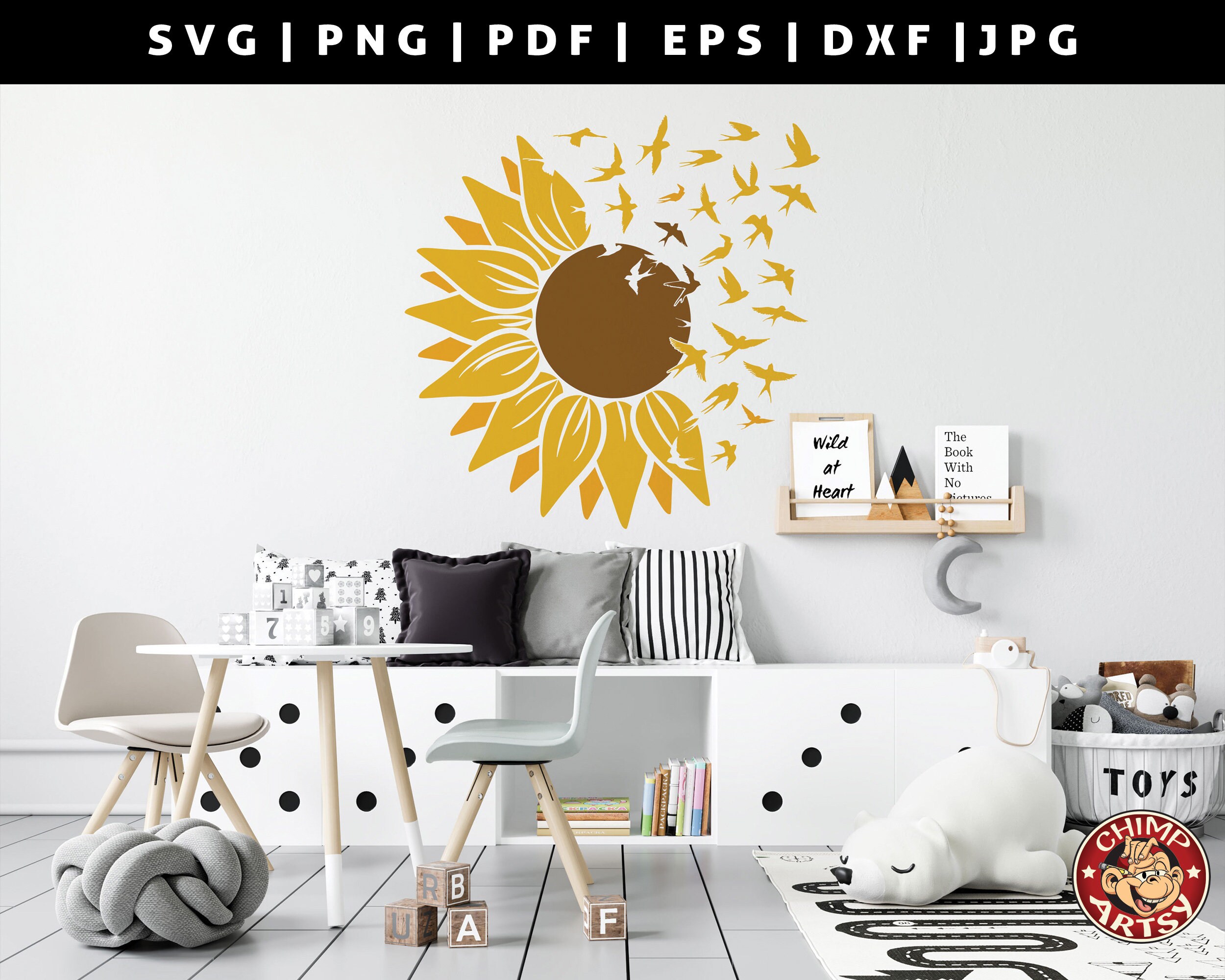 Download Sunflower Svg Bundle Monogram Bird Butterfly Mandala Flower Silhouette Cameo Png Dxf Svg Files For Cricut Design Elements Sunflower Clipart