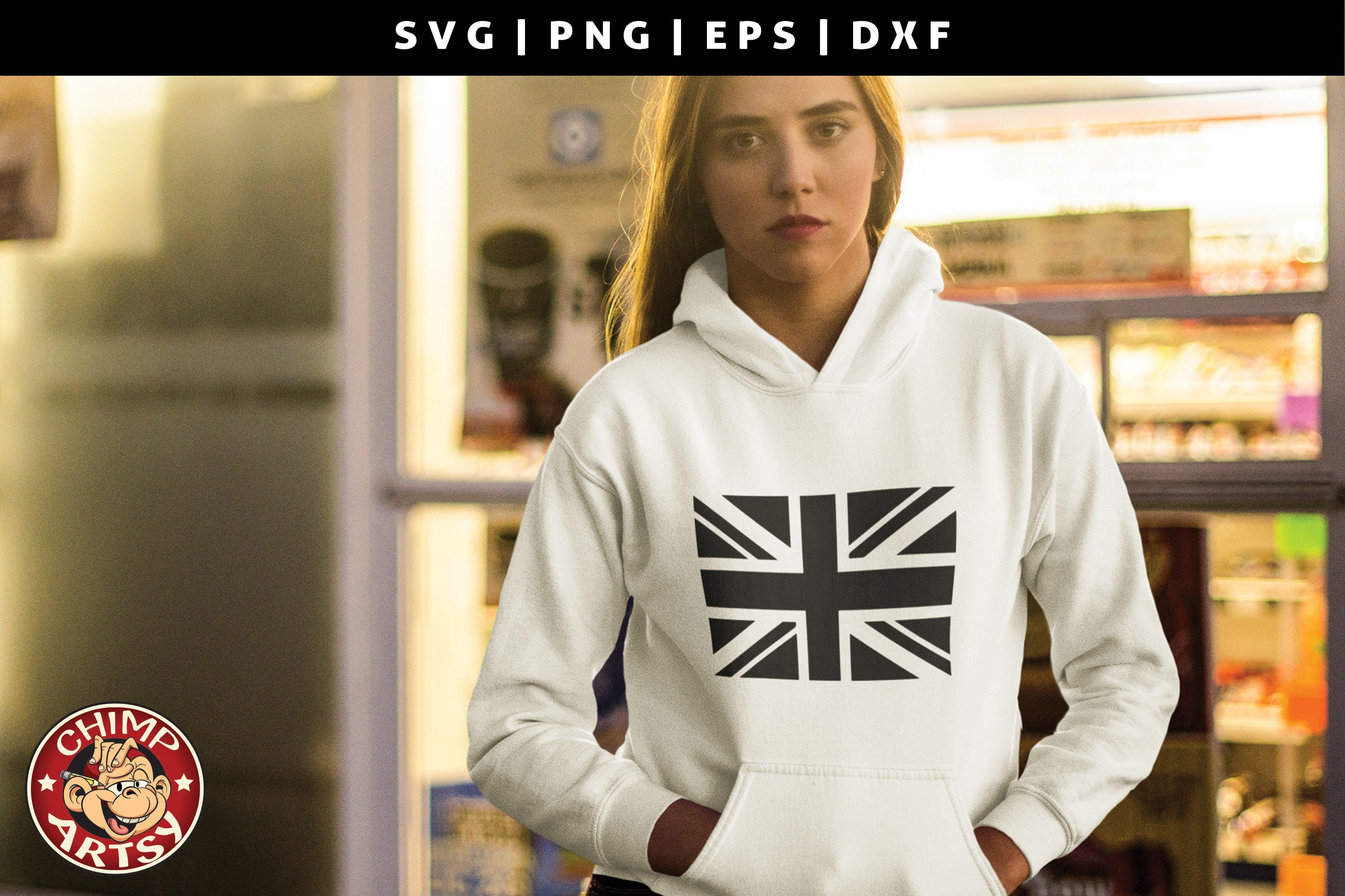 Download United Kingdom Union Jack Flag Svg British Uk England Silhouette Graphic Design Art Logo Svg Png Dxf Clipart Cricut Vector Cut Cutting File