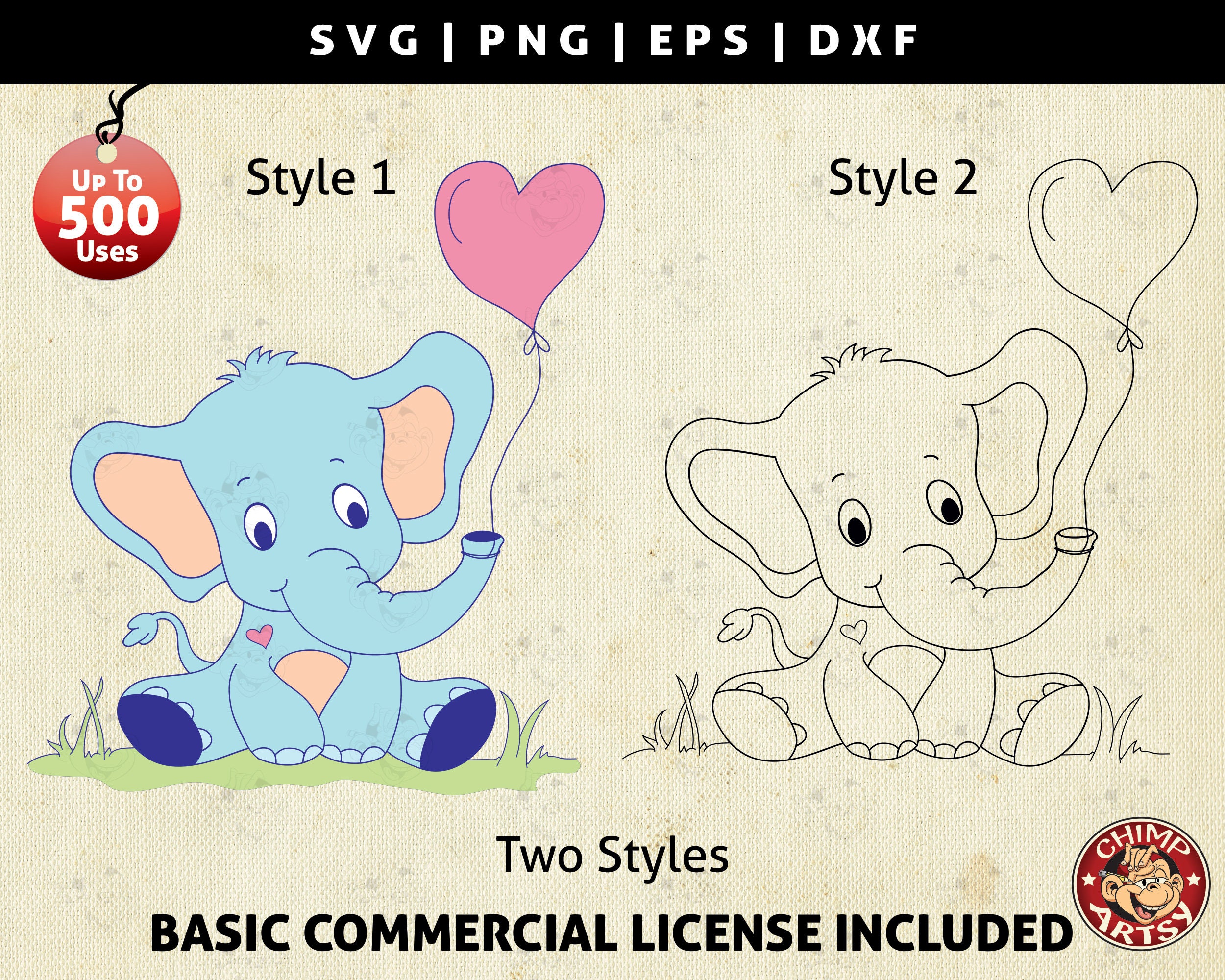 Download Baby Boy Elephant Svg Sublimation Designs Safari Animals Cute Animal Graphic Elements Art Clipart Vector Cricut Cut File Svg Png Eps Dxf