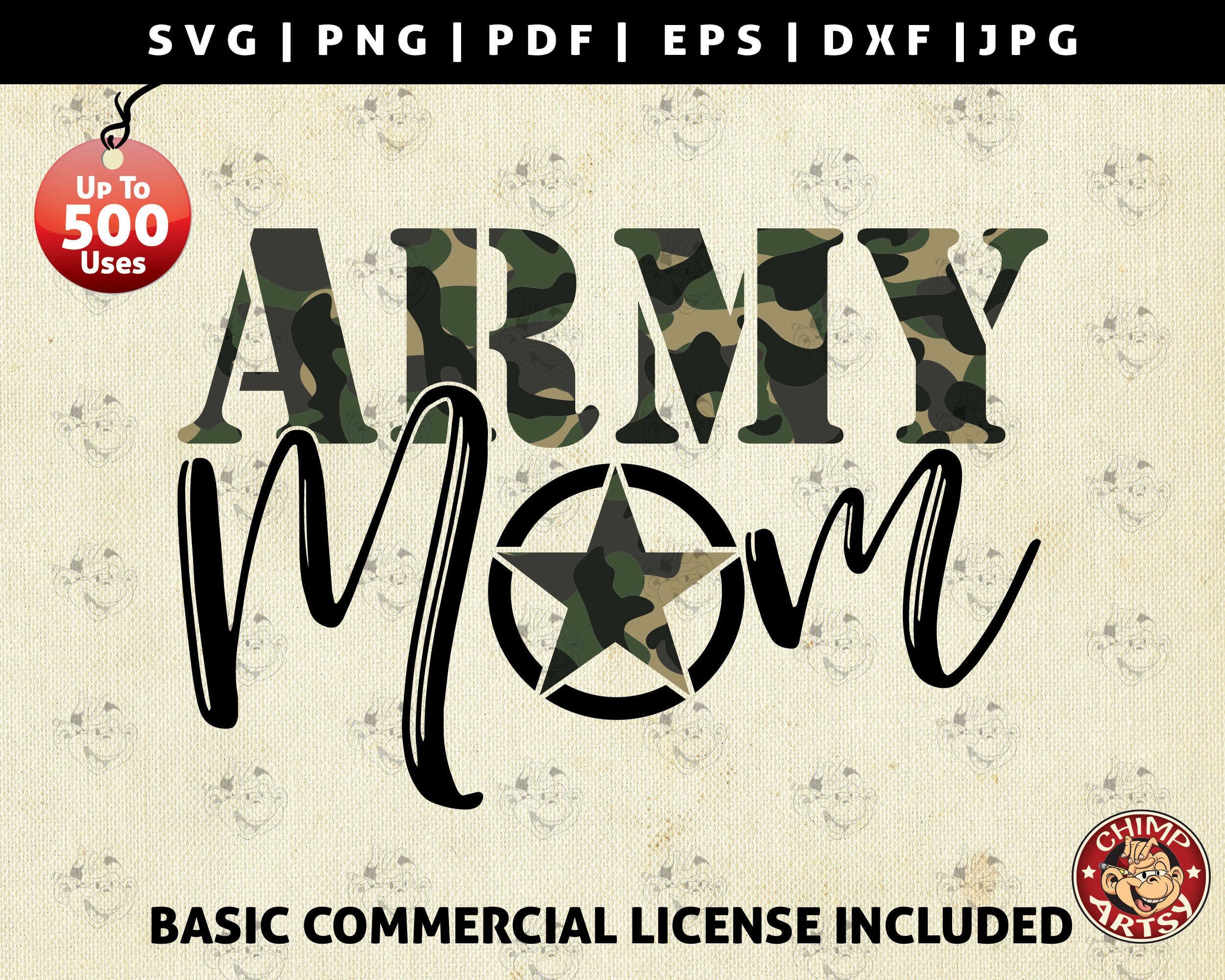 Download Army Mom Text Camo Military Svg Layered Print Graphic Design Element Art Decor Logo Mom Life Camo Svg Eps Png Dxf Clipart Vector Cut File