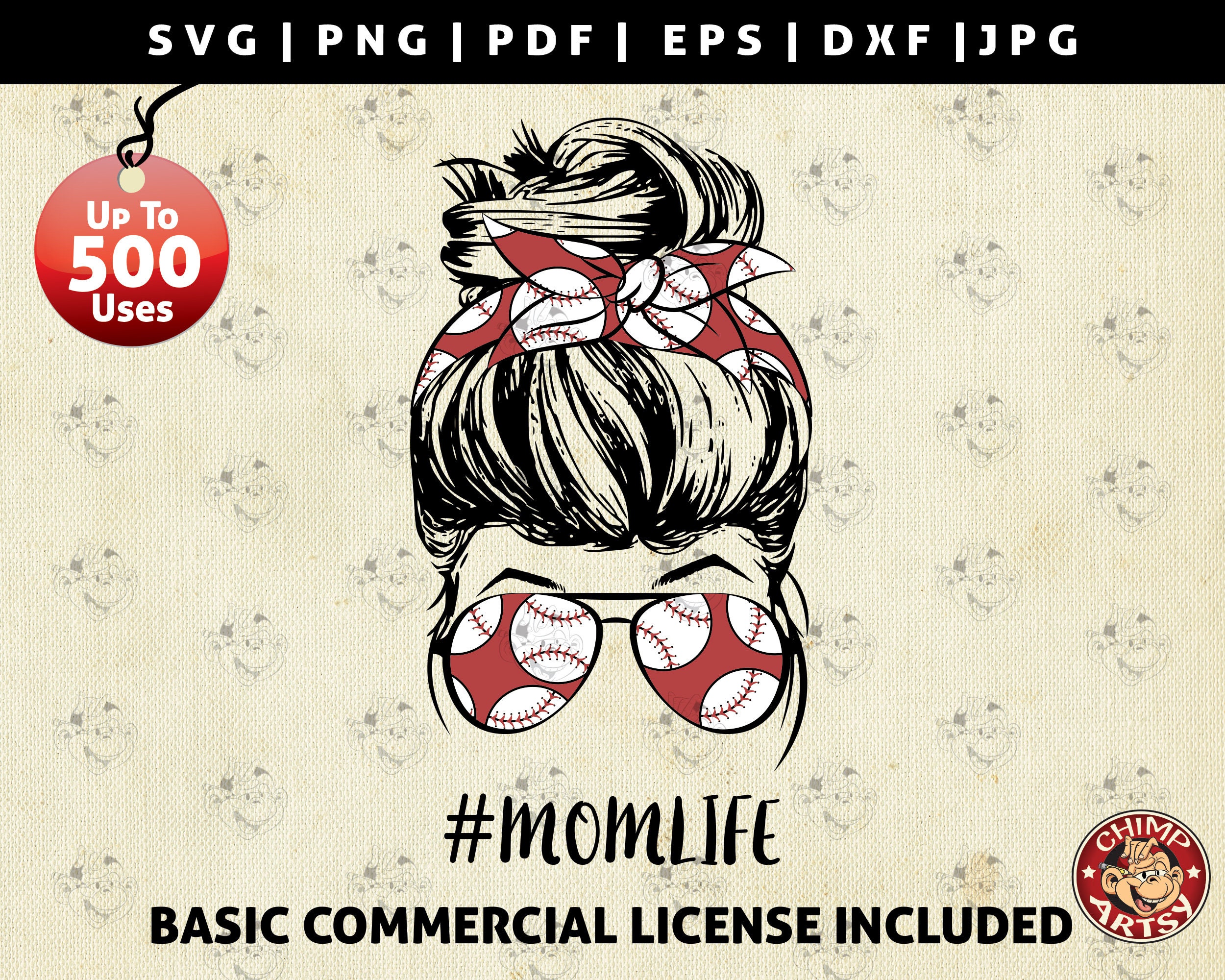 Download Mom Life Svg Layered Print Graphic Design Decor Baseball Mom Sunglasses Design Element Logo Svg Jpg Png Eps Dxf Clipart Vector Cut File