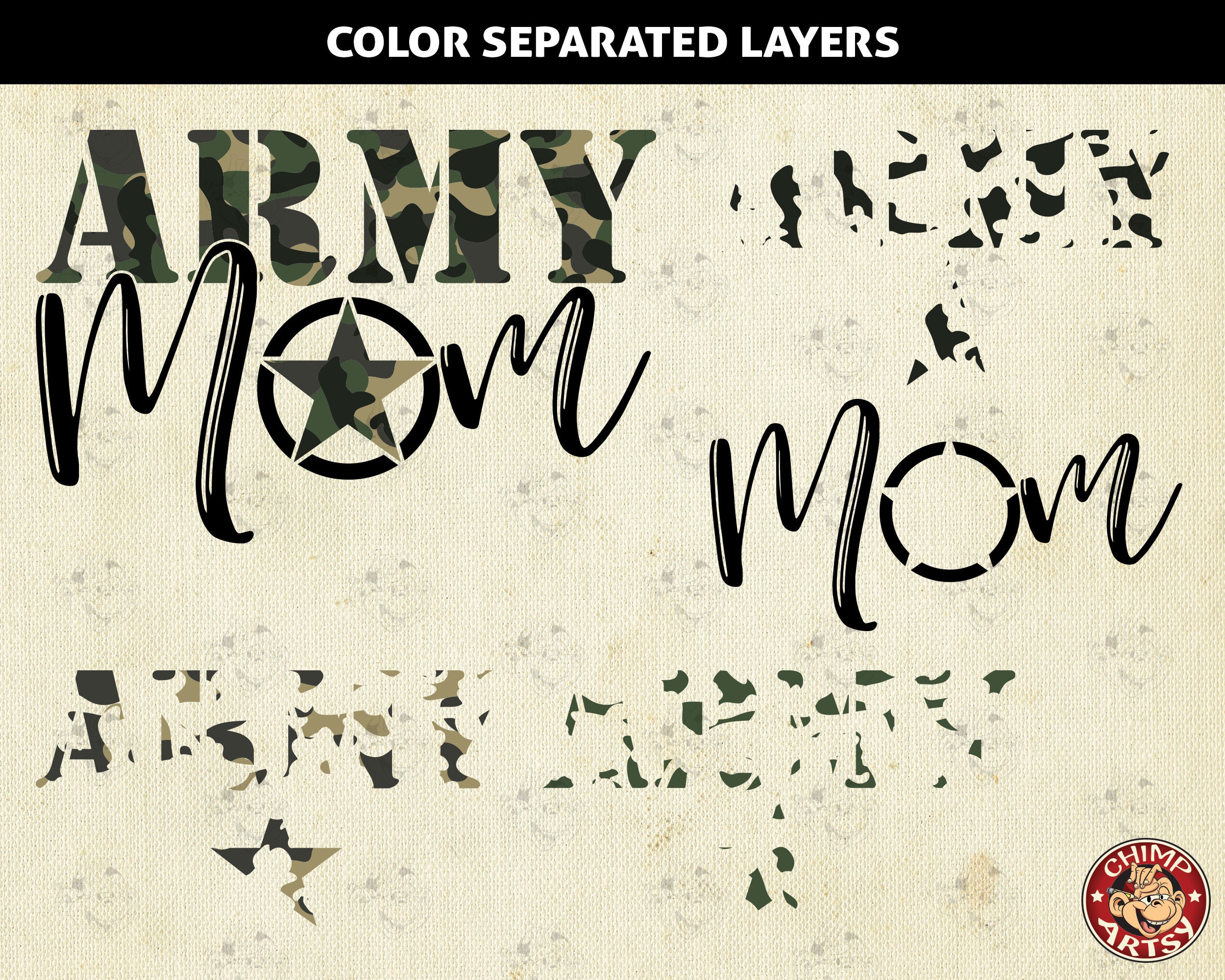 Download Army Mom Text Camo Military Svg Layered Print Graphic Design Element Art Decor Logo Mom Life Camo Svg Eps Png Dxf Clipart Vector Cut File