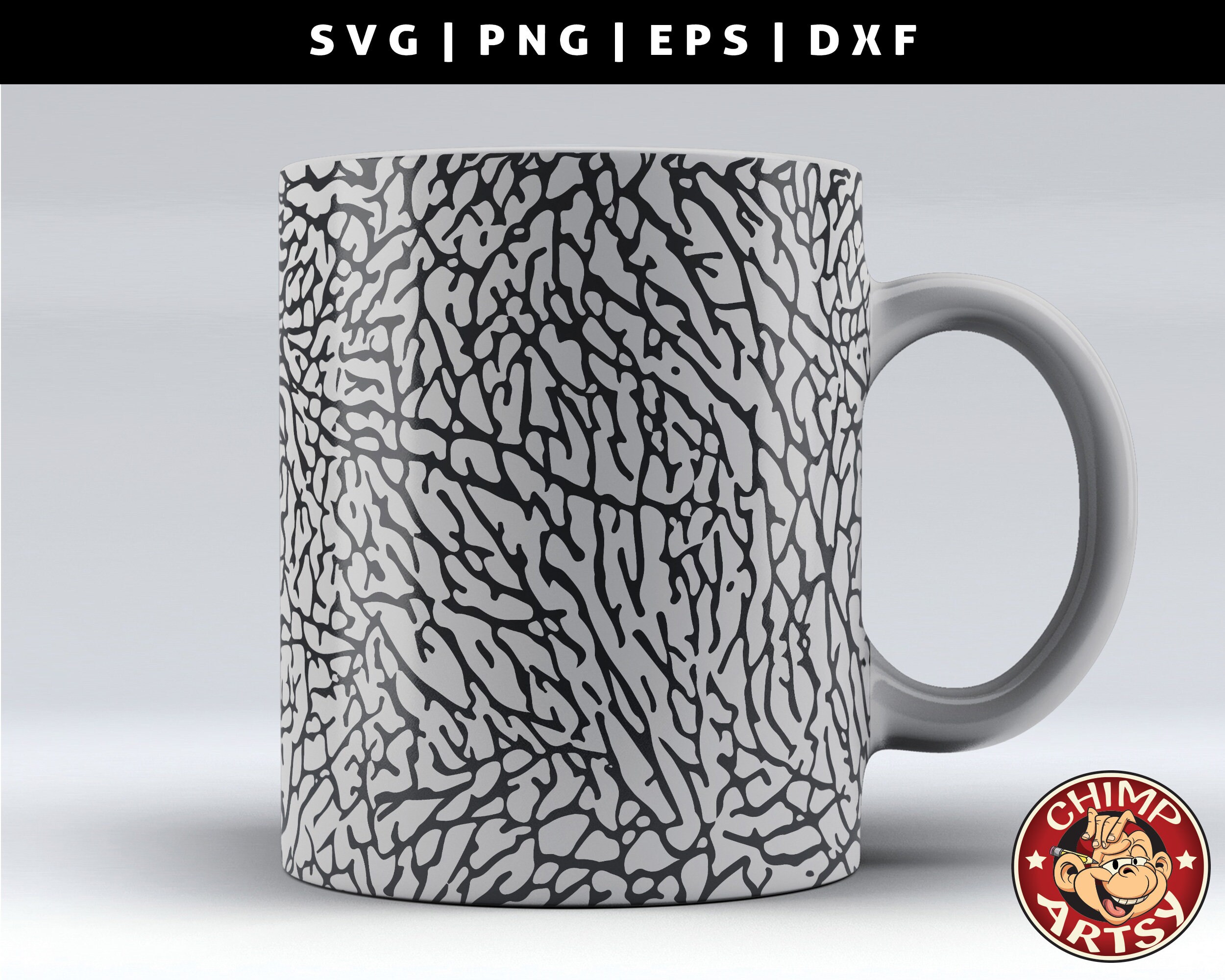 Download Elephant Print Svg Safari Animals Seamless Pattern Svg Files Digital Paper Design Elements Art Clipart Vector Cricut Svg Png Eps Dxf