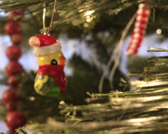 Custom Budgie Christmas Tree Ornament | Perfect Bird Christmas Gift