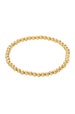 14k Gold 4mm Beaded Bracelets 