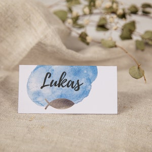 decoração de mesa batizado | cartões de visita | cartões de lugar | crachá de identificação | cartões de lugar | 6 peças | Cartões de lugar para comunhão | personalizado