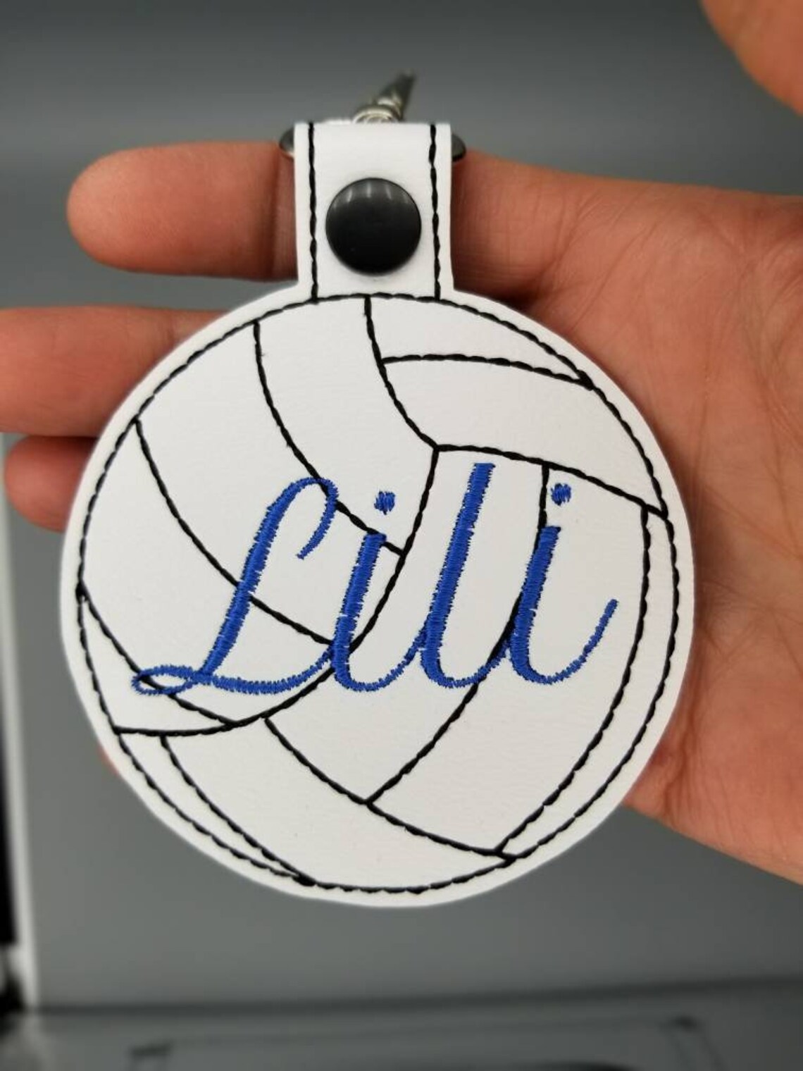 Personalized Volleyball Keychain Personalized Volleyball Boys Etsy