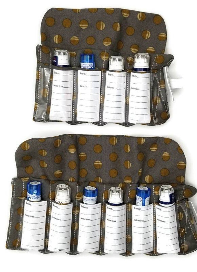 Homeopathic Remedy Storage Case for Four or Six Remedies EMF Etsy