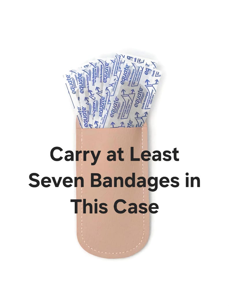 Bandage Holder Keychain: First Aid Pouch with Bandage, Band-Aid Case image 15