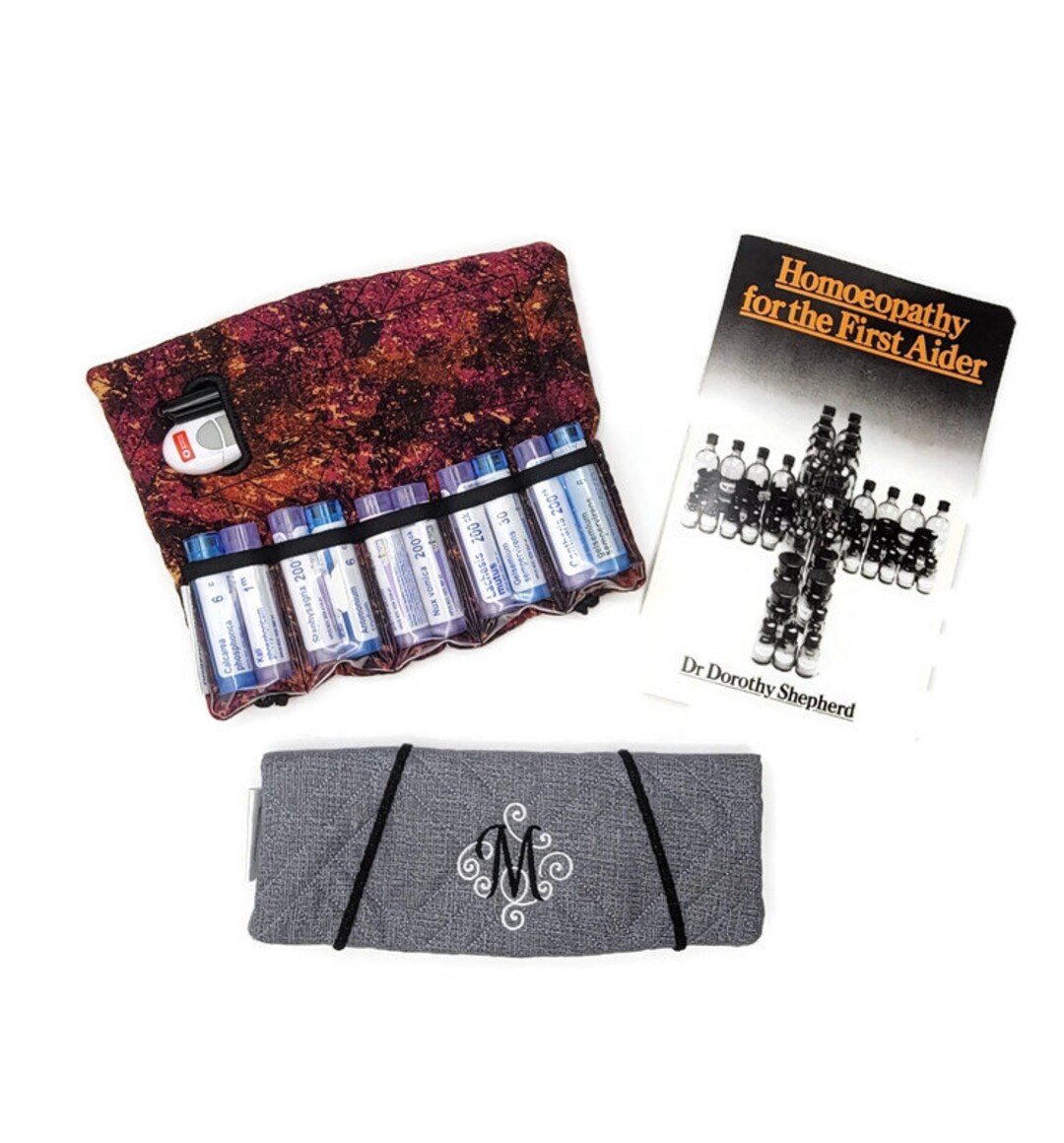 Homeopathy Remedy Storage Case, Homeopathic Remedy Travel Pharmacy