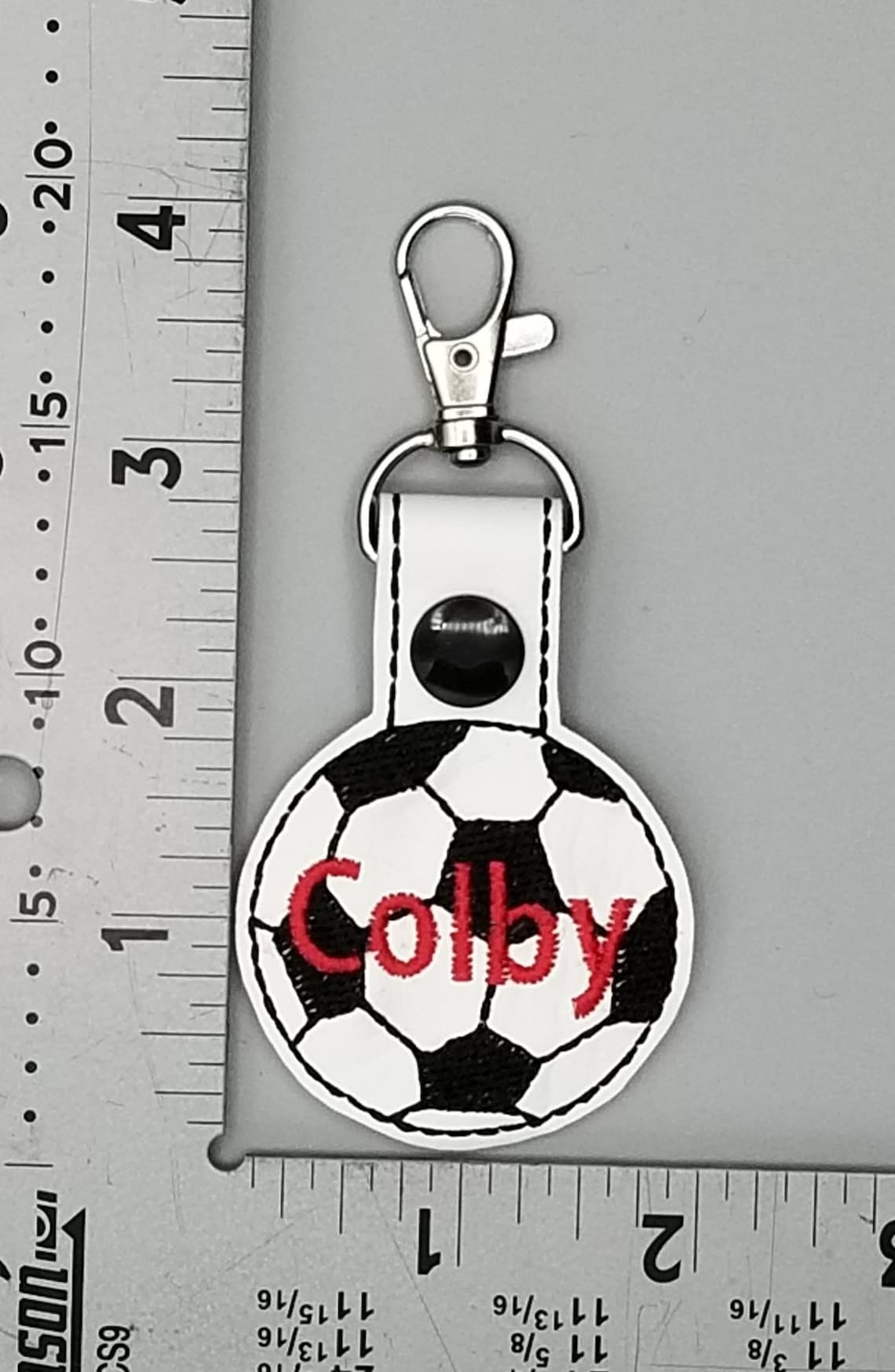 Personalized Soccer Keychain Personalized Soccer Bag Tag Etsy
