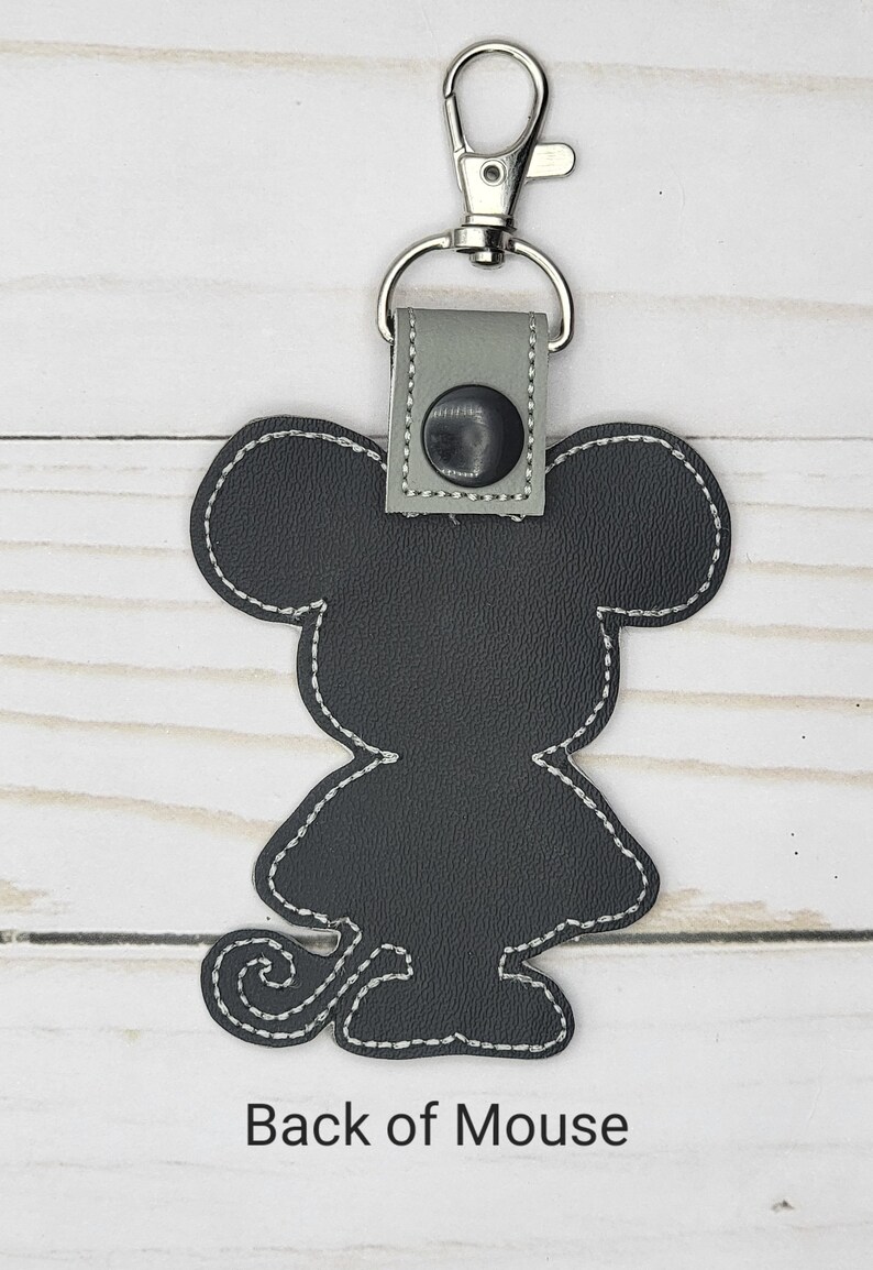 Raccoon Keychain, Squirrel Key fob, Mouse Bag Tag image 6