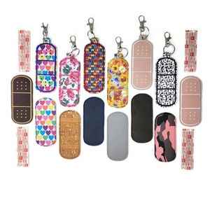 Bandage Case, Band Aid Holder, First Aid Case, Bandage Keychain, Bandage  Key Fob, Bandage Container 