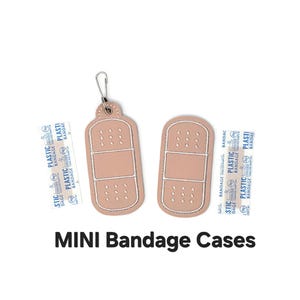 MINI Bandage Case: First Aid Kit with Split Ring, Band-Aid Pouch
