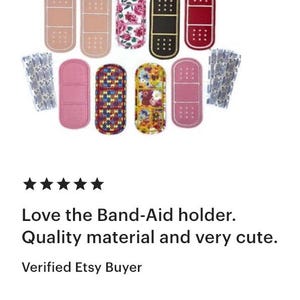 Bandage Holder Keychain: First Aid Pouch with Bandage, Band-Aid Case image 18