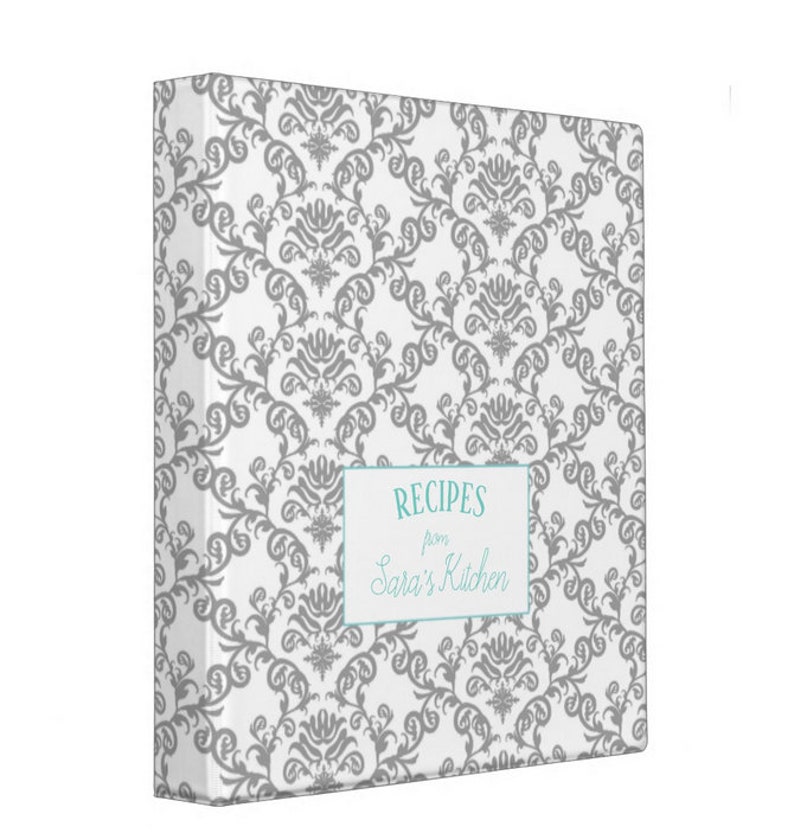 Custom Recipe Binder // 3 ring Binder // For 8.5 x 11