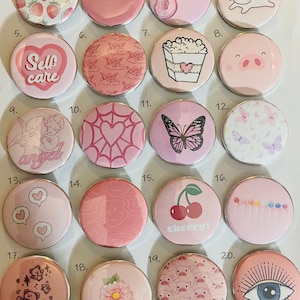 Personalized Button Pins, Aesthetic Design