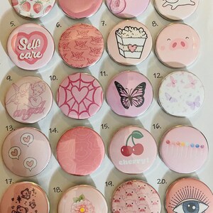 Personalized Button Pins, Aesthetic Design