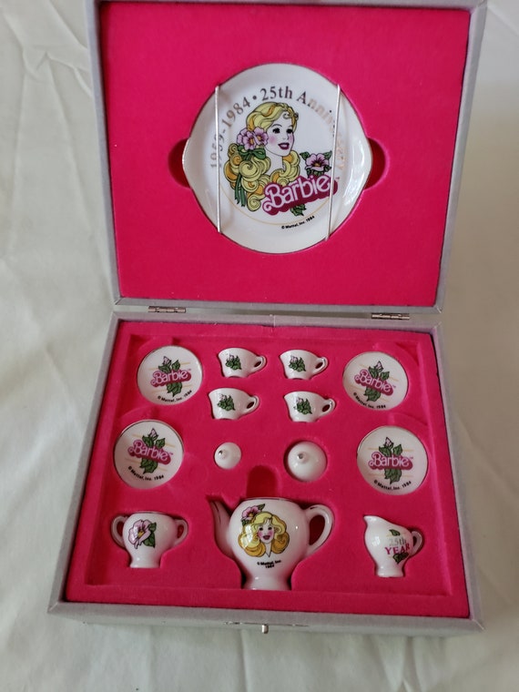 vintage barbie tea set