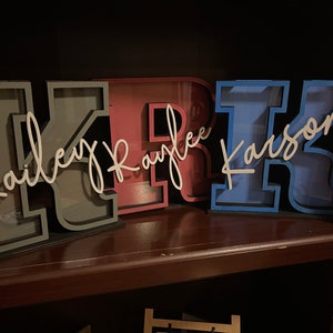 Letter banks /alphabet banks /piggy banks /name banks / acrylic letters