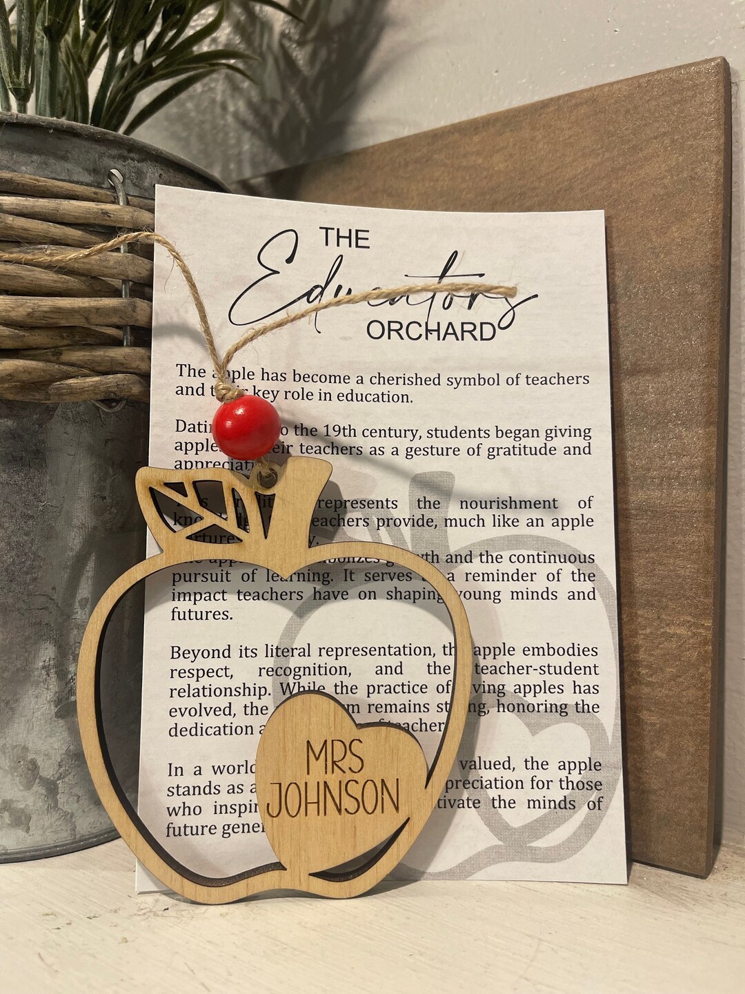 Teacher Gift / Teacher Appreciation /story Charm / Car Charms