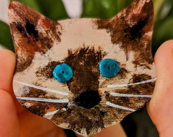 Siamese Cat Magnet (Hand Painted)