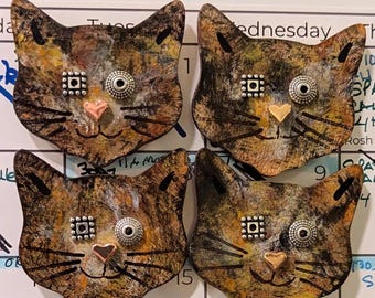 Calico Cat Magnet (Hand Painted)