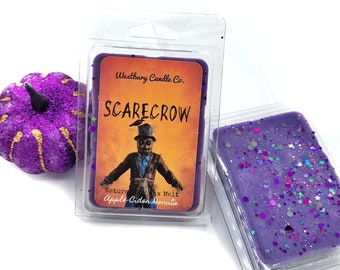Scarecrow Wax Melts | Apple Cider Donuts | Halloween Wax Melts | Wax Melts | Fall Wax Melts | Halloween | Soy Wax Melts | Spooky | Gifts