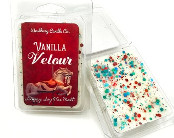 Vanilla Velour Wax Melts | Madagascar Vanilla & Sandalwood | Soy Wax Melts | Wax Warmers | Home Decor | Wax Melt | Wax Melts | Soy Candles |
