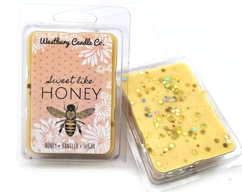 Sweet Like Honey Wax Melts | Soy Wax Melts | Wax Warmers | Home Decor | Gifts for Her | Shimmering Wax Melts | Highly Scented | Wax Melts