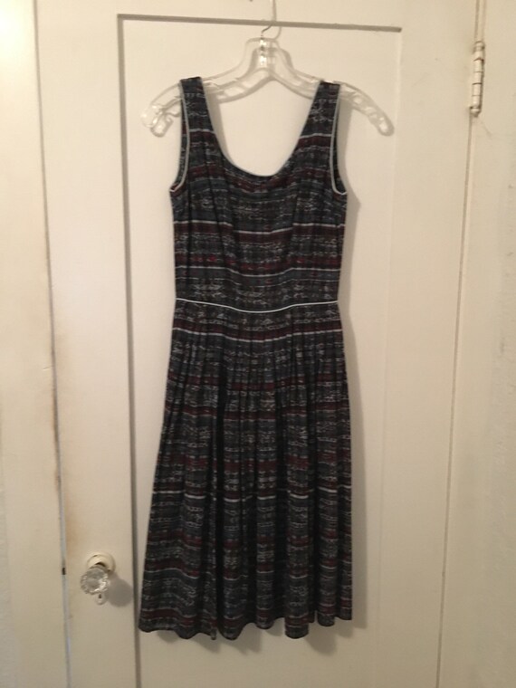 1960s Print Sundress