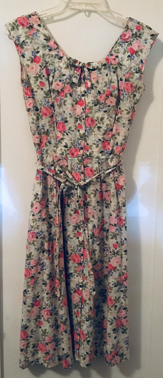 1960s Floral Sundress