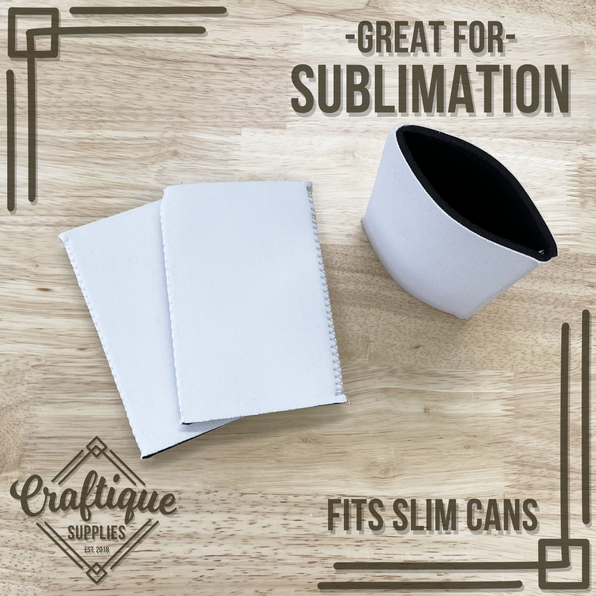 Sublimation Slim Can Beverage Sleeve - Etsy