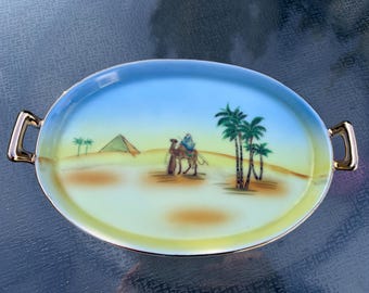 Vintage Nippon egyptisk motivfat