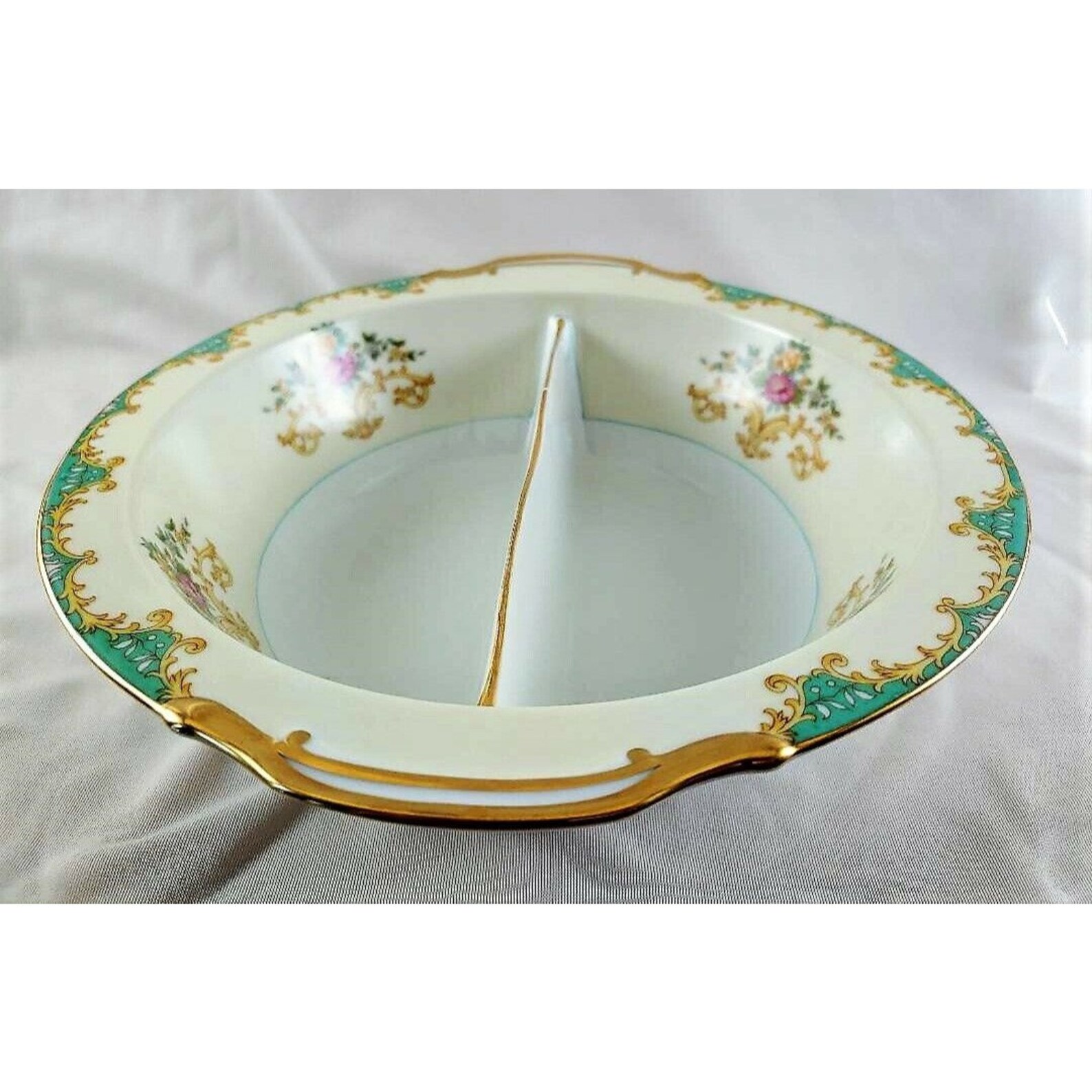 Vintage Noritake M China Tiffany Divided Serving Dish Bowl Etsy
