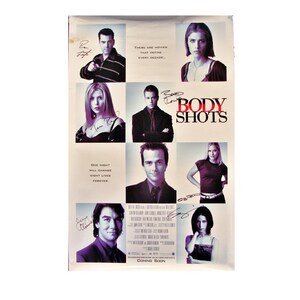 1999 BODY SHOTS Movie Poster 27x40 SIGNED Ron Livingston, Jerry O'Connell, Tara Reid, Brad Rowe, Emily Procter, Sybil Darrow image 3