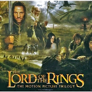 5 Movie POSTERS LORD of the RINGS Original 2001-2002 lotr 4 13x20 posters & 1 11x17 poster image 6