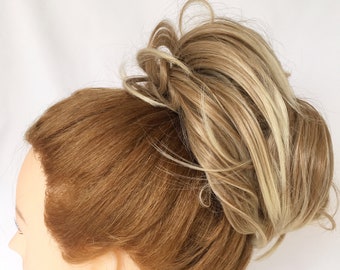 New Premium Quality Messy Bun Scrunchie-Curly Messy Synthetic Hair Bun-Chignon Hair Bun extension-Scrunchie wig-Ponytail ElevateExtra volume