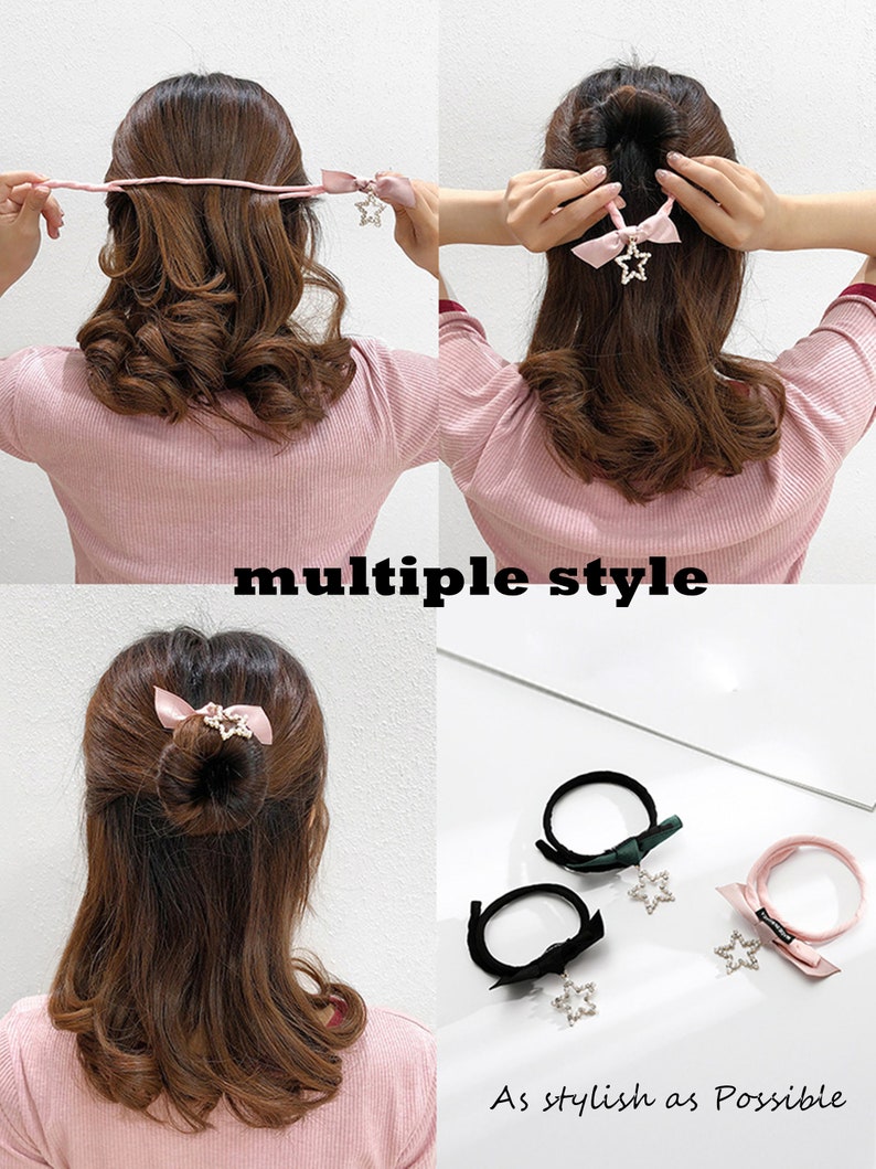 Star Bun Makerupdo Makertwist Bun Sparkly Star Updo Etsy