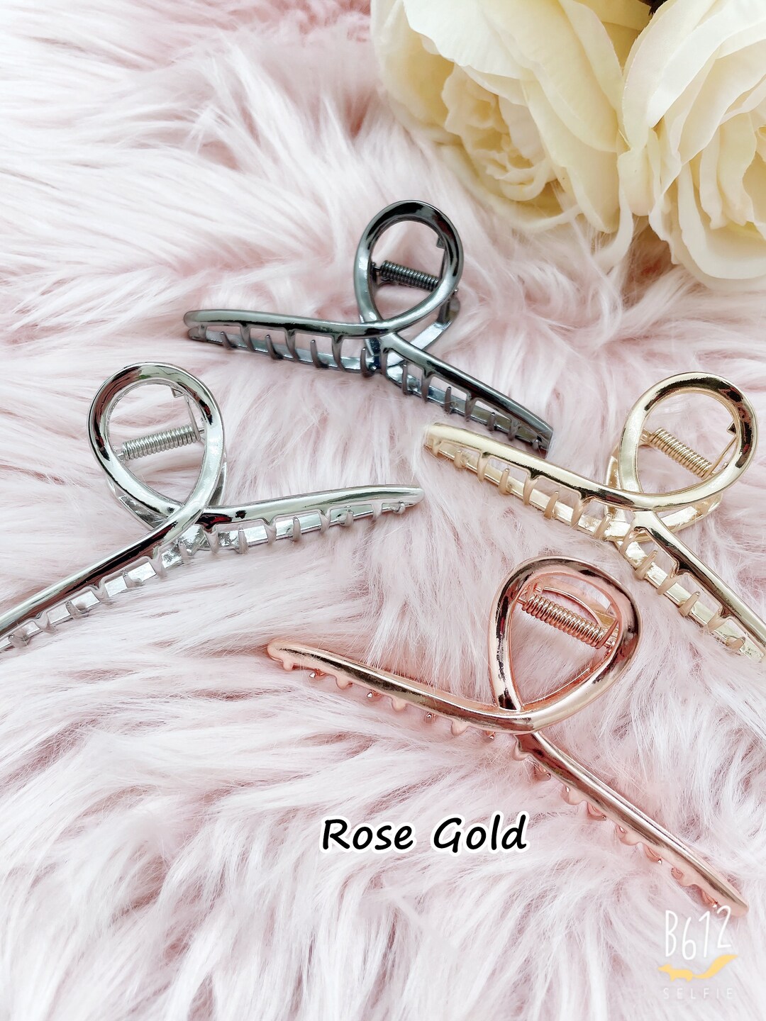 Extra Large Metal Hair Claw Clipelegantminimalist Hair Etsy